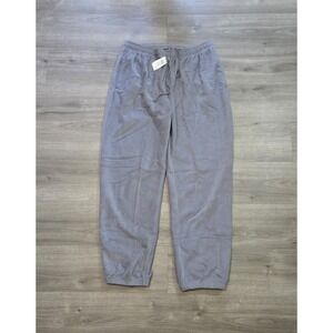 Vintage Foot Locker Sweatpants 2XL Gray Fleece Y2K Athletic Joggers NWT
